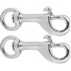 Tonysa Diving Snap Hook, 316 Stainless Steel 68mm | Design girevole, facile da usare, Materiale antiruggine, Ideale per attrezzatura marina, Compatibile con corde e cavi