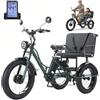 Generic Triciclo elettrico a 3 ruote per adulti, ideale per brevi spostamenti.
