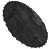 VOSAREA 36 Tappeto V-ganci Ricambio con 115,5cm Elastico Rotondo di Nero | Pp, Rimbalzo Uniforme e Uso Stabile, per Interno ed Esterno, Accessorio Fitness
