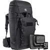 TACWRK Tasmanian Tiger TT Modular Pack 45 Plus + TT Mesh Pouch Set Rubber Fun Patch - Zaino da trekking 45 L + tasche aggiuntive + toppa Morale in gomma