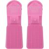 Cryfokt 2 Pezzi Panca Inclinata Stretcher Polpaccio Antiscivolo per (PINK)
