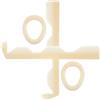 Anneome 2 Set Strumento Riparatore per Punta Stecca Biliardo, Plastico Beige | Posizionamento Preciso, Leggero e Portatile, per Processo Fai, Compatibile con Stecca da Pool