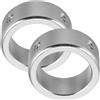 TOYANDONA 2 Pezzi Tappo Terminale Rotondo in Alluminio M5 X 15 per Manubri | Accessorio per Attrezzi Fitness, Finitura Argento, Facile da Rimuovere, Protezione Completa Contro Sudore e Detriti
