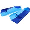 CORHAD Pinne Corte in Silicone per Allenamento Nuoto XS Blu | Leggere e Portatili, Vestibilità Confortevole, per Piscina e Immersione, Adatte a Ragazzi e Ragazze Giovani