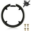THKO Copertura per ruota dentata per bicicletta, 42 44 denti, per mountain bike, protegge la catena e la ruota dentata, colore nero, robusto accessorio per bicicletta, ideale per mountain bike e