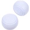 YARNOW 2 Pezzi Palline da Golf Piatte per Allenamento Indoor, Principianti | Gomma Sintetica, Colore Bianco, Forma Piatta, Pratica per Esercizi di Putting e Sessioni al Chiuso