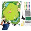 zwxqe Golf per Adulti con Stuoia da Colpo Putting Palle Practice | Accessori Golf Chipping per Adulti Golfista Principiante Giardino Campo di Allenamento Parco Spiaggia