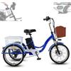 Generic Triciclo elettrico a 3 ruote per adulti, con pneumatici larghi da 20 pollici.