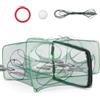 POPETPOP Rete da Pesca Pieghevole per Pesci e Gamberi in Nylon Verde