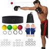 Genérico Palla di reazione per allenamento di boxe, accessorio portatile | Kit di fascia con palla per pratica di boxe, per sala, camera da letto, viaggio, palestra, uomini, donne, principianti