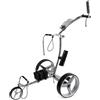 Generic Carrello da golf elettrico a 3 ruote, telecomando, batteria ricaricabile | Telaio in acciaio inox a piegatura rapida, velocità regolabile, carico 30 kg, doppi motori da 400 W, portata 20 km e ricarica