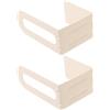 MOLUCKFU Pezzi Supporto Parete 2 da Bilancia Pesapersone | Montaggio Verticale, Base Antiscivolo Larga, Adesivo Robusto, per Casa e Camera