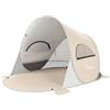 Wolfwise Tenda Pop up Istantaneo per 4-5 Persone, Spiaggia UPF 50+, Tenda Automatica Portabile Riparo Dal Sole per Famiglia, Pesca, Trekking, Picnic, Beige