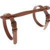 VINTORKY Cinghia di Fissaggio per Tappetino Yoga Regolabile Fibbia | Campeggio e Movimento, Adatta a Coperte e Forniture, Cuoio, Design a Fibbia