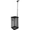 Baoblaze Carrello Raccoglipalle con Ruote | Capiente, Cesto Raccoglipalle con Manico Telescopico, Regolabile, per Campo da Tennis
