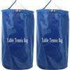TOYANDONA 2 Pezzi Borsa Porta Palline da Ping Pong Portatile, Oxford, Blu | Scomparti Dedicati, Raccolta Rapida, Protezione da Umidità e Urti, per Allenamento in Palestra e Piccoli Palloni