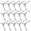 DIYEAH 15 Pezzi Connettore Girevole da Pesca a Tre Vie in Acciaio Inox | Design Compatto e Portatile, Antiattorcigliamento Rapido, per Lenza in Barca e Surfcasting, Accessori Pesca