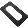 SOESFOUFU Connettore per Scatola Pinna da Surf 9 Pollici in PVC Nero | Patch per Tavola da Surf e Paddle, Fissaggio Rapido, Controllo, Stile Moderno per Surfing