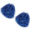 BESTOMZ Pompon da Cheerleader Anello in Plastica 50g Blu