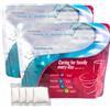 Generico 30/60 Pezzi Sacchetti Gel Toilette Campeggio, Coagulante Per Wc Portatile | Coagulante Per Urina Con Neutralizzatore Odori, Per Pesca, Viaggi E Campeggio