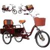 Generic Triciclo per adulti da 20 pollici con telaio basso e scavalco basso, ideale per il ciclismo.