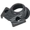 QuivyLivy Copertura per console in fibra di carbonio per scooter MX3 nero ABS | Struttura in fibra di carbonio, migliora l'aspetto estetico, materiale ABS nero, si adatta perfettamente al modello MX3