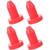 Gatuida Silicone Tappo di Scarico Rosso 4 Pezzi per Kayak e Barca | Piccolo Accessorio Multiuso, Installazione Semplice, Protezione Dall'acqua, Ricambio per Scafo e Foro