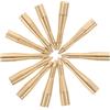 Toddmomy 12 Pezzi Alberi Filettati in Rame Oro p e r Freccette, Leggeri | Design Sicuro, Uso Versatile, Accessori per Metallo, Forniture da Gioco, Colore Oro