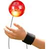 Generico Wrist Return Ball - 2.36in Rubber Bounce Toy With 39.37in Cord Trainer | 2.36in Solid Rubber Wrist Ball With 39.37in Return Cord And 9.05in Wristband For Hand Training, Sports Practice, Indoor Play