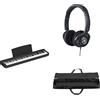 Yamaha Pianoforte digitale P-145 con 88 tasti compatti Graded Hammer in dotazione con cuffie HPH-150 e borsa per pianoforte SC-KB851