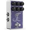 Donner Pedale Delay Stereo a Nastro per Chitarra Elettrica, Pedale Delay Analogico con Effetto Eco, Pedale per Chitarra White Tape, True Bypass
