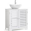 Mondeer Mobile sottolavello, in legno, autoportante, con 2 ante e 2 ripiani, 60 x 60 x 30 cm, bianco