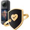 Insta360 X5 + 2 anni FlexiCare - Action Camera impermeabile 8K a 360°, triplo chip AI, stabilizzazione FlowState, lenti sostituibili ed effetto selfie stick invisibile