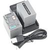 DSTE - Batteria agli ioni di litio e caricatore micro USB, compatibile con Sony NP-FP90, DCR-DVD92, DCR-DVD103, DCR-DVD105, DCR-DVD203, DCR-DVD205, confezione da 2