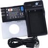 DSTE batteria agli ioni di litio e caricatore micro USB, compatibile con Nikon EN-EL9 ENEL9 D40 D40x D60 D3000 D5000