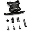 Masreoi Gilet per cani Action Camera Mount Vista in prima persona | Maglia comoda della macchina fotografica dell'animale domestico che sostiene due macchine fotografiche di azione