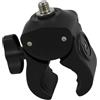 Ksikdeg Morsetto per montaggio fotocamera con doppi fori per viti da 1/4 e 3/8 | Morsetto ad alta resistenza con doppio foro femmina da 1/4 pollici e maschio da 3/8 pollici per apparecchiature video