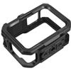Generico Telaio in alluminio, compatibile con GoPro, 13 12 11 10 | Gabbia in metallo con attacco a sgancio rapido, slitta fredda, telaio protettivo(Grey)