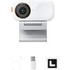 Insta360 Link 2C Pro Bianco Artico - Webcam 4K per PC/Mac