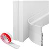 Oderra Paraspifferi Sottoporta 100cm TPE Bianco Antifreddo | Blocca Freddo, Aria, Polvere. Adatto Per Porte Interne, Ingresso e Garage. Facile Da Installare