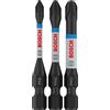 Bosch Accessories Bosch Professional Accessories Impact Control - 2 punte per avvitatori T10 (25 mm, codolo esagonale, Pick and Click, accessori per avvitatore a percussione)