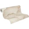 A.S. Création Carta da parati ventagli 3D - beige - 10,05 x 0,53 m | Carta senza stacco con profondità plastica - lucida, pregiato effetto rilievo, si stacca a secco
