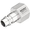 HAZET Nipplo di collegamento aria 9000-015, filettatura femmina 16,41 mm (3/8), per raccordi per aria compressa, tappo di accoppiamento tipo 2 Orion, standard DE, AT, SI, HU, CN…