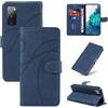 LACAE Cover a Libro per Samsung Galaxy S20 FE / S20 Lite | Custodia Flip in Pelle PU, Porta Carte, Chiusura Magnetica, Funzione Supporto, Case, Blue