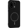 GIOPUEY Cover per OnePlus 15, Magnetica Custodia Compatibile con MagSafe, Morbido TPU Silicone Custodia, Resistente all'Usura - Black