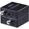Tendak, convertitore splitter digitale da Toslink S/PDIF ottico a coassiale e da coassiale a Toslink S/PDIF ottico, convertitore splitter audio bidirezionale