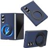 BAILI Custodia compatibile con Samsung Galaxy Z Fold8, Copertura di supporto girevole a 360°, Cover protettiva per lo schermo per Samsung Fold 8-Blu