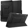 Spigen Cover Rugged Armor Pro per Galaxy Tab S11 Ultra(2025) | Custodia robusta con porta S-Pen, copertina pieghevole con funzione supporto e auto sleep/wake - Nero