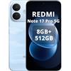 XIAOMI Redmi Note 17 Pro 5G,Smartphone 8+512GB,6,83 1.5K AMOLED 120Hz,Batteria 8340mAh Ricarica 67W,Fotocamera 50MP OIS+Ultra‑grandangolare,Snapdragon 6s Gen 4,IP68,Blu,Caricabatterie non incluso