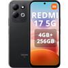 XIAOMI REDMI 17 5G Smartphone 4+256 GB, batteria da 7500 mAh, Snapdragon 4 Gen 5, display da 6,9, 120 Hz, doppia fotocamera 50 MP, nero